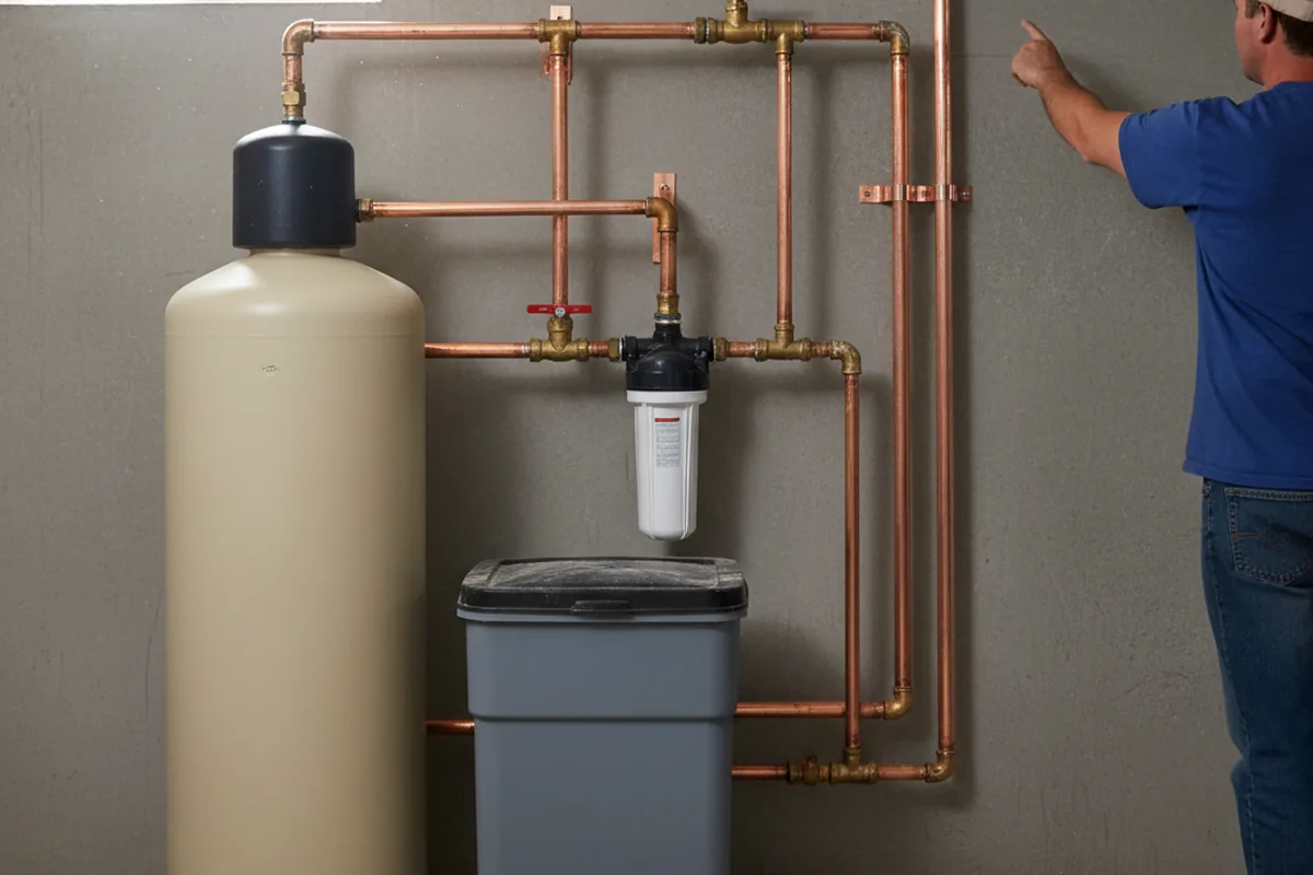 Whole-house water treatment system installed in Chalk Hill
